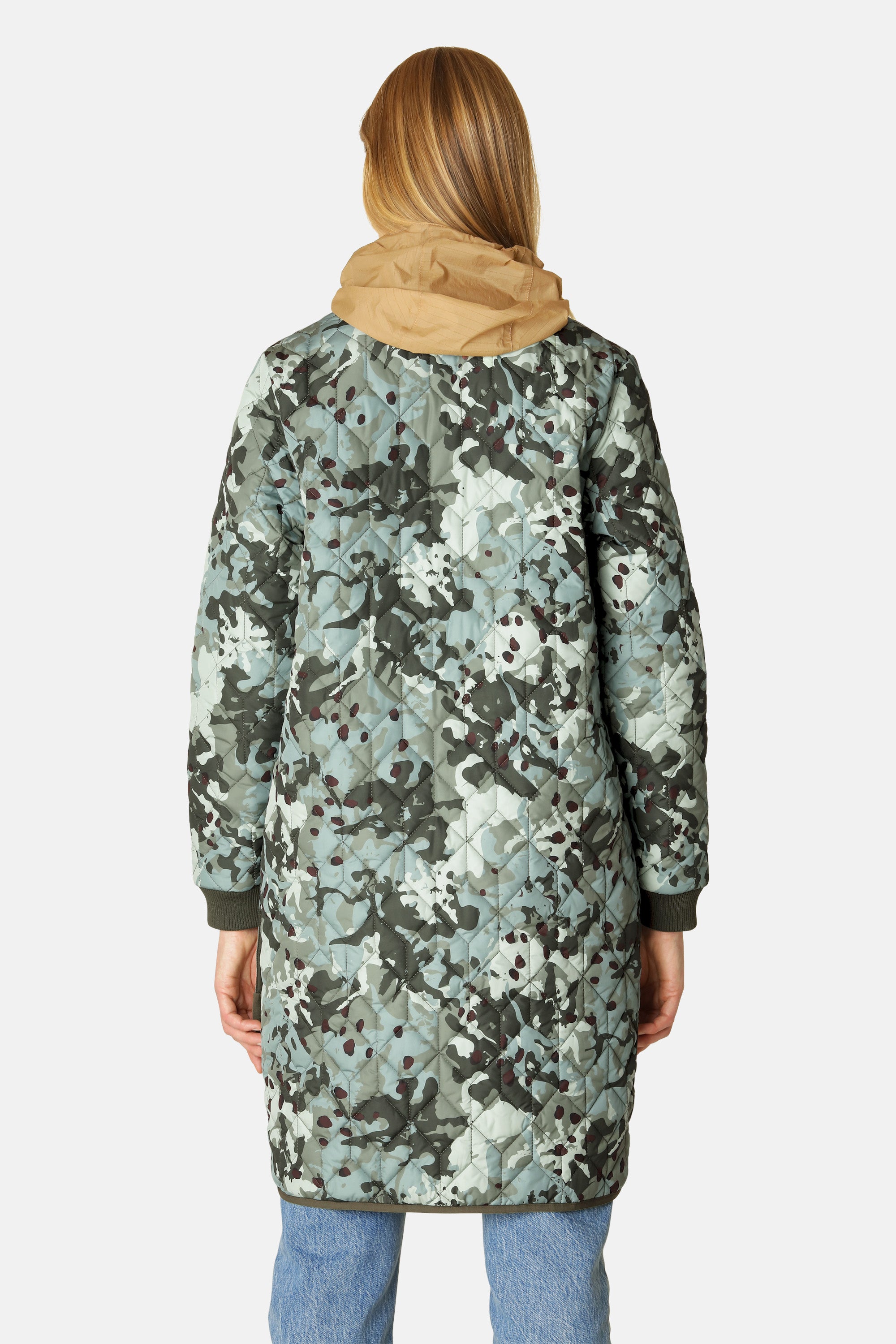 Ilse Jacobsen Hornbæk Outerwear Steppjacke Coat 497 Green Camo